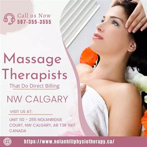 Direct Billing Massage Therapy Near You In Northwest Calgary Nolan