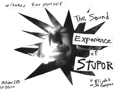 stupor sound experience stupor