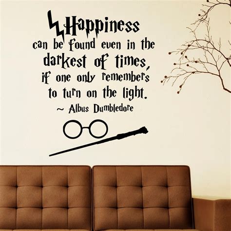 kids  nursery room decor removable wallpaper humor philosophy quotes wall decals harry potter