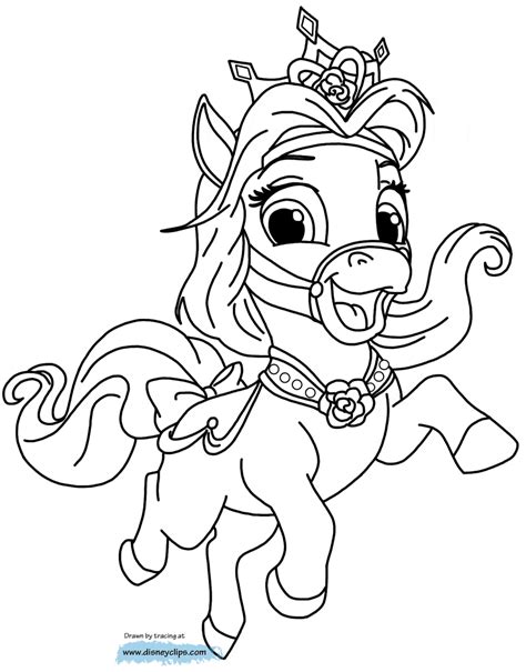 palace pets coloring pages  disney coloring book