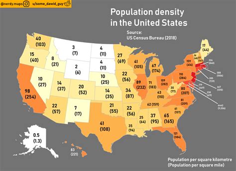 population density   united states  state oc rmapporn