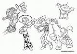 Coloring Toy Woody Story Buzz Pages Printable sketch template