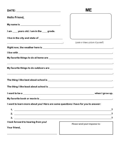 pal letter template