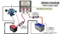dual battery wiring camping pinterest rv campers