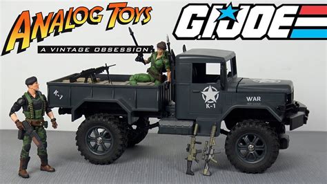 scale military truck  gi joe classifieds action force marvel