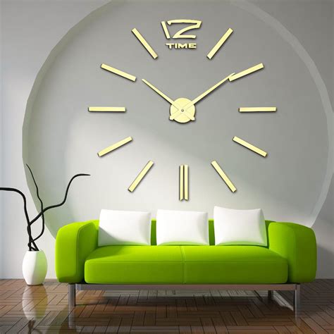 Arrival 3d Home Decor Quartz Diy Wall Clock Large Clocks