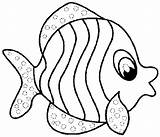 Fish Coloring Pages Color Printable Print Mesmerizing Crafts Beauty Cliparts sketch template