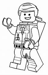 Lego Coloring Pages Movie Emmet Kids sketch template