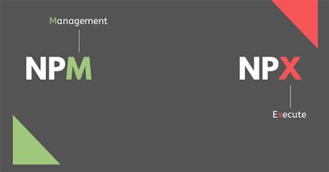 npx  npm  difference explained