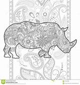 Sforzo Paisley Animale Coloritura Disegnato Scarabocchio Rilascio sketch template