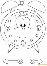 Pages Clock Adorable Coloring Adults sketch template