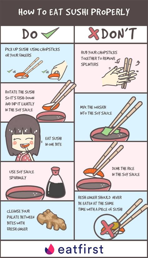 eat sushi properly  complete guide eatfirst blog