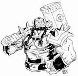 Warcraft Orcs Drawings Ogar Thunder Blood Thrall Draw Lok Tar Because Ve Some But sketch template