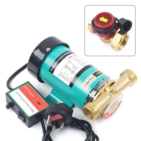 120w Water Pressure Pump Hot Water Booster Electric Shower Boost 230v
