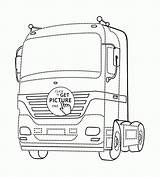 Coloring Pages Truck Transportation Kids Dot Trucks Join Printables Wuppsy Print Tractor Semi Dots Choose Board Make Garbage Dump машины sketch template