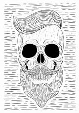 Vecteezy Barba Disegnata Illustrazione Modificare Beard sketch template