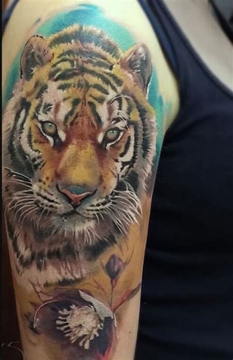 Details More Than 73 Tiger Shoulder Tattoo Best In Eteachers