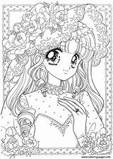 Coloring Force Girl Glitter Cute Pages Printable sketch template