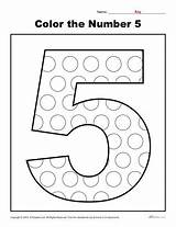 Number Worksheet Preschool Color Worksheets Printable Numbers Activities Math Kindergarten Kids K12reader Fraction Learning Print Finger 99worksheets sketch template