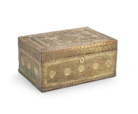 bonhams a qajar openwork brass mounted wood box persia 19th century