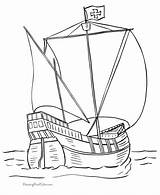 Columbus Ships sketch template