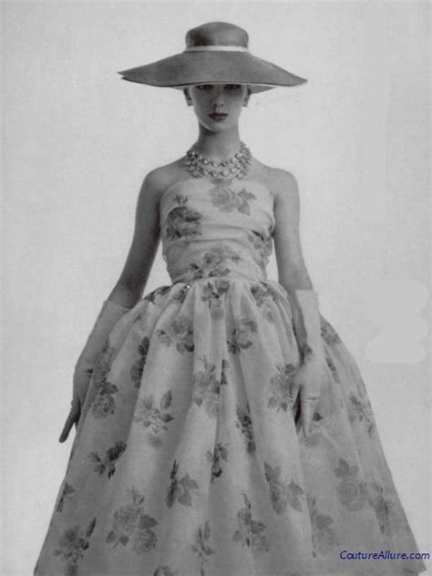 Couture Allure Vintage Fashion Weekend Eye Candy Dior 1956