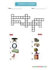 crossword puzzles house furniture  furniture  pinterest