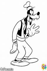 Goofy Coloring Minnie Personajes Silhouette Donald Colorea Adultos Getdrawings Clásicos Caricaturas sketch template