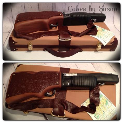 shotgun  case grooms cake special cake grooms cake shotgun