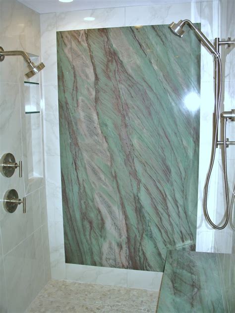 shower  granite wall contemporary bathroom tampa   bro enterprises  houzz