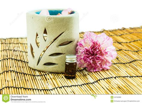 aromatherapy spa concept  pink carnation stock image image
