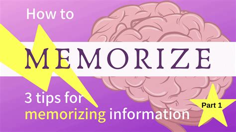 memorize information  ways part  schoolhabits