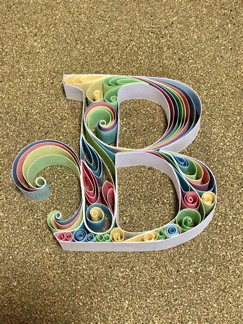 quilled letter  quilling letters quilled paper art quilling art