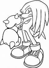 Sonic Pages Coloring sketch template