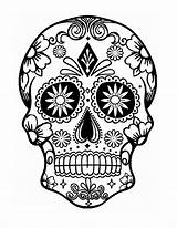 Mandalas Calaveras Muertos Skulls Calavera Getcolorings Mexicanas Cráneo Dibujo Pinta Imprime sketch template