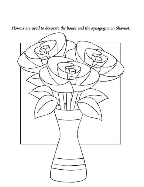 shavuot  coloring page  printable coloring pages  kids