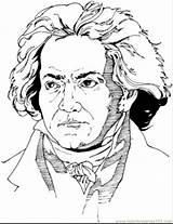 Beethoven Coloring Van Pages Ludwig Printable Music Bach Others Para Mozart Supercoloring Color Kids Online Composer Infantil Compositores Actividades Dibujos sketch template