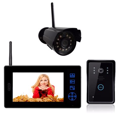 wireless video intercom doorbell camera  tft touch key color video door phone ir night version