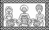 African Coloring Pages South Africa Zulu Kids Mothers Village Clipart Drawing Culture Multicultural Songs Daria May Comment Leave Comments Classroom sketch template