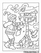 Kleurplaten Kramer Jaap Kleuteridee Omalovánka Meisje Ausmalen Zimě Activities Vogelhuisje Kolorowanki Vogelhuisjes Kleuters Vogel Vögel Zima Omalovanka Zime Winterbilder Bezoeken sketch template