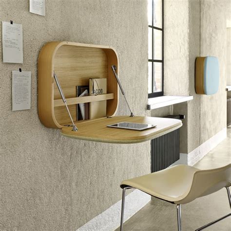 wall mounted desk designs  small homes