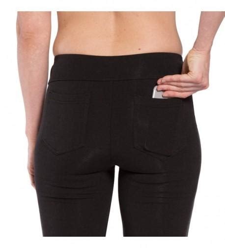 Women S Ecofabric Classic Bootleg Yoga Pant Back Pockets