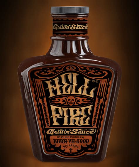 hell fire packaging  behance