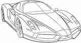 Ferrari Coloring Car Speed Pages Sport High источник sketch template
