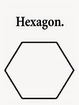 Hexagon Geometry sketch template