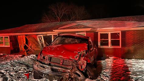 muncie man charged after pickup truck strikes house in madison county