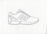 Adidas Drawing Nmd Coloring Template Line Clothes Result Paintingvalley Choose Board sketch template
