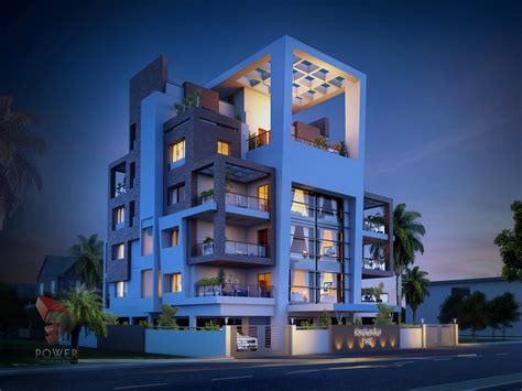 architectural apartment rendering  apartment design  power