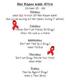 student council ideas red ribbon week student council red ribbon
