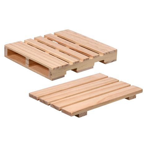 square wood pallets   inches  pack good  craft walmartcom